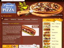 Tablet Screenshot of princetonhouseofpizza.com